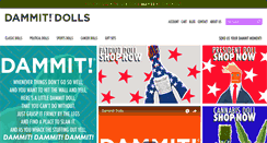 Desktop Screenshot of dammitdolls.com